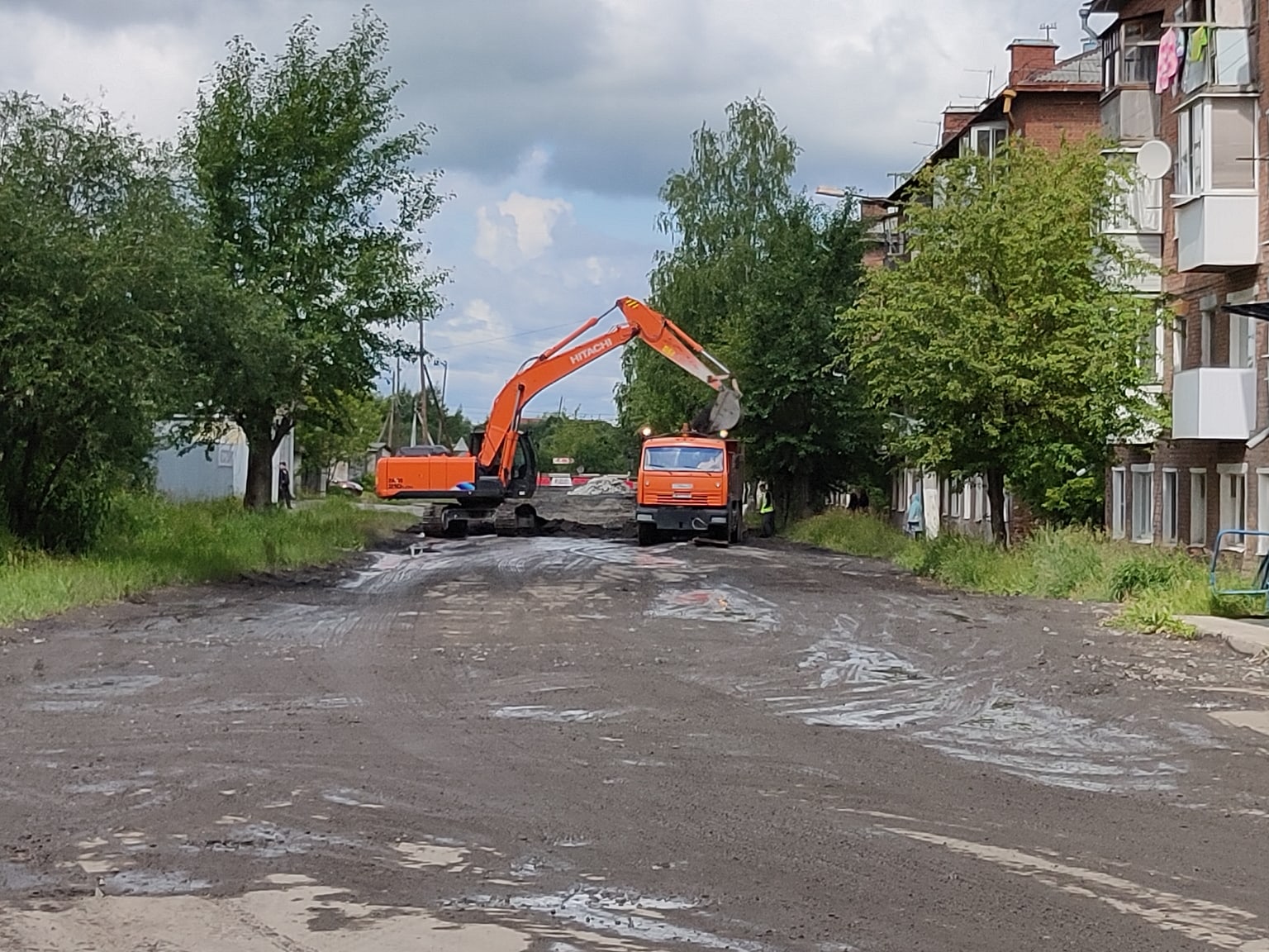 Начался ремонт дороги по улице Александра Матросова — Ирбит и Ирбитский  район