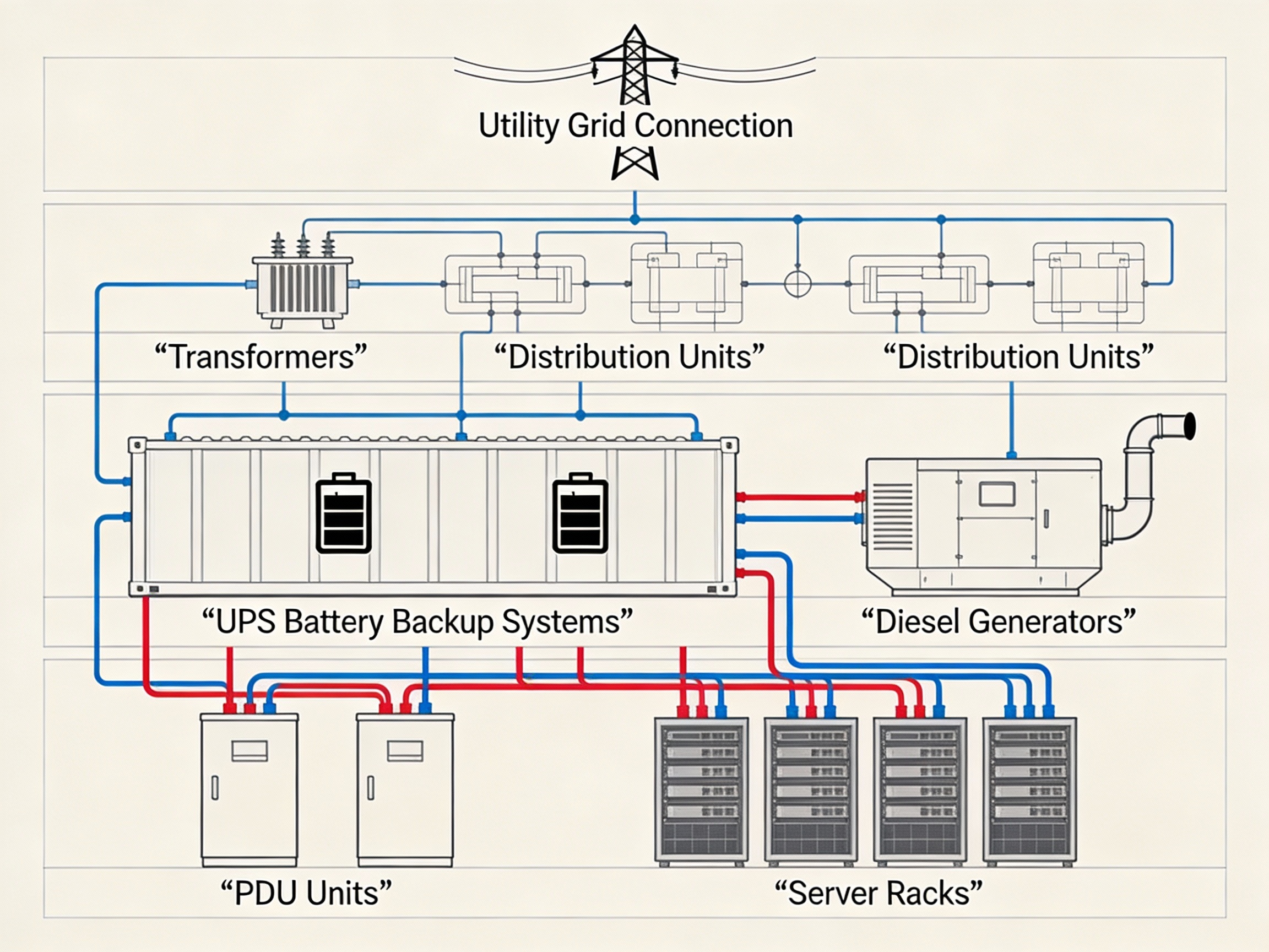 электрика ЦОД