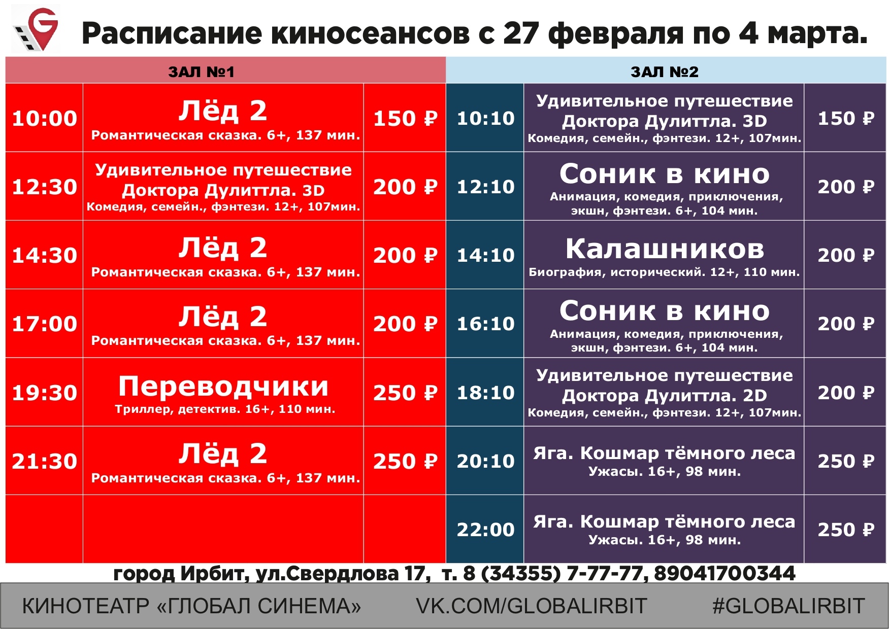 Кинотеатры череповца сеансы