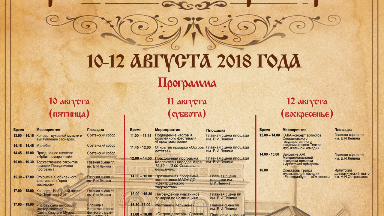 Ирбитская ярмарка карта