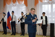Сотрудники СИЗО-2 г. Ирбит приняли присягу у кадетов подшефной школы №5