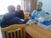 Осужденные Ирбитского филиала УИИ ГУФСИН добровольное прошли экспресс-обследование на ВИЧ