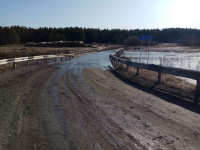 В Свердловской области ограничено движение по мостам через реки Мурза и Ирбит
