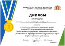 Команда ГО город Ирбит заняла первое место на соревнованиях по настольному теннису