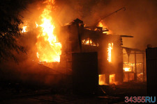 Пожар в частном жилом доме на ул.Железнодорожная (ФОТО, ВИДЕО)