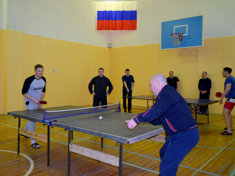 Для сотрудников ирбитского СИЗО-2 организован турнир по настольному теннису