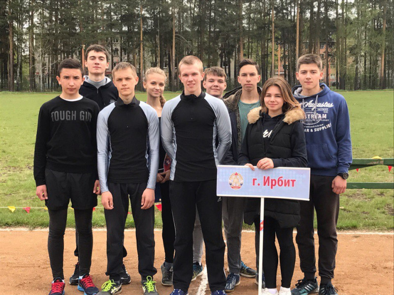 Команда Ирбита на соревнованиях по пожарно-прикладному спорту в Заречном