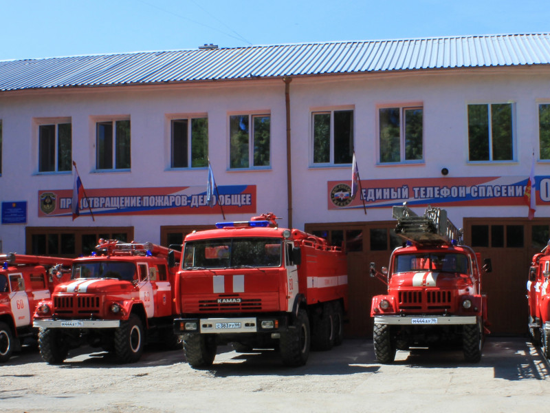 Выставка пожарно-спасательной техники
